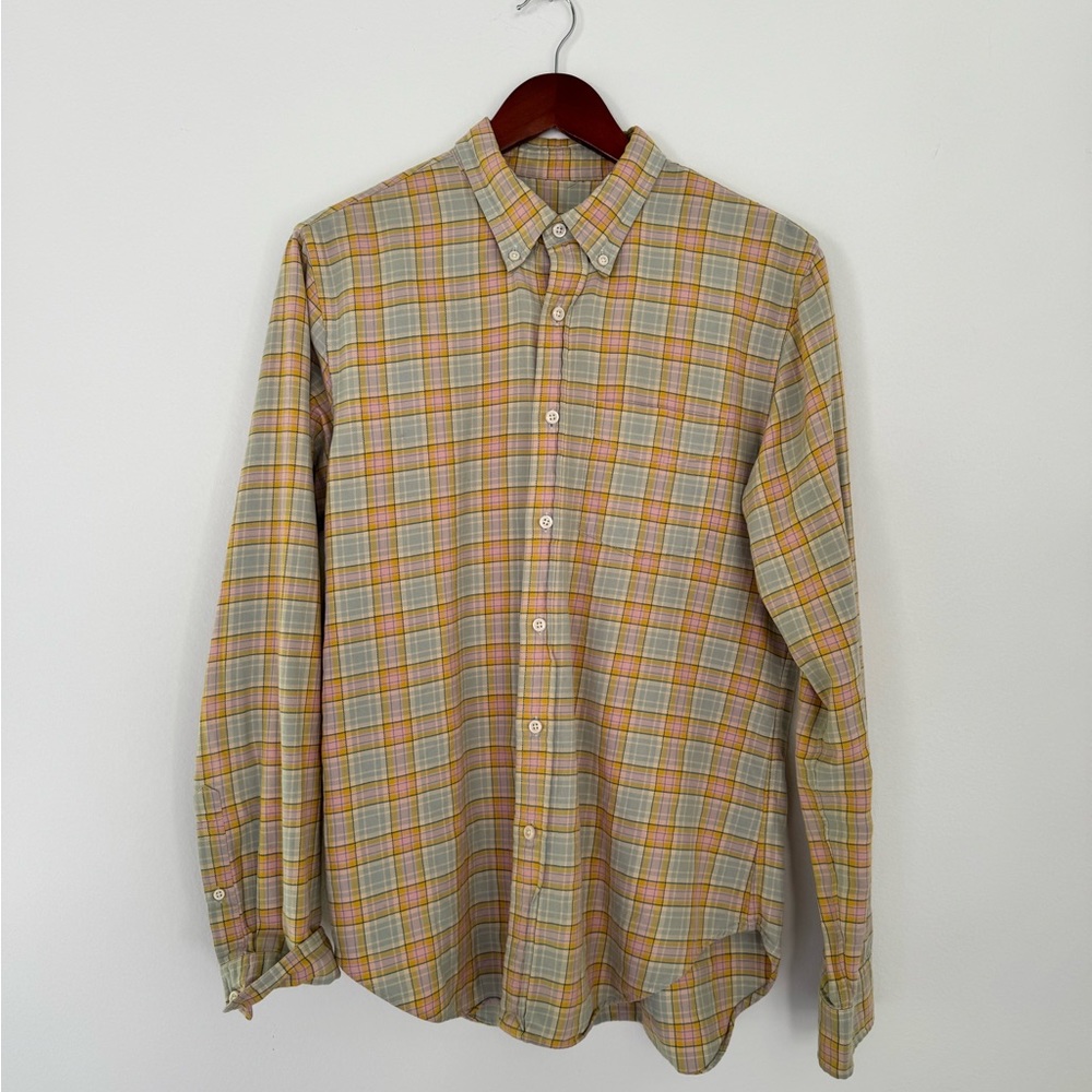Club Monaco Plaid Button-Down Shirt